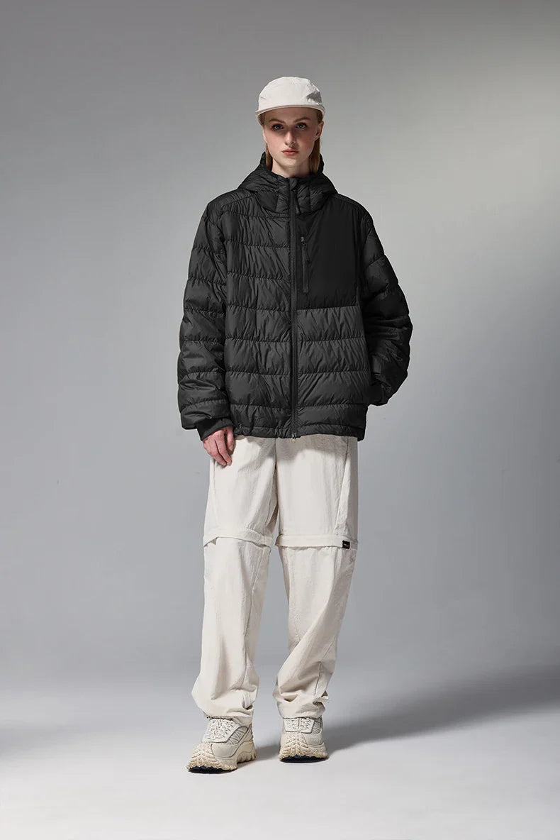 Lightweight Hooded Down Packable Jacket