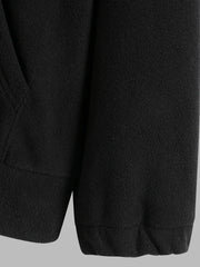 Spooky Smiles Colorblock Fleece Zipper Hoodie