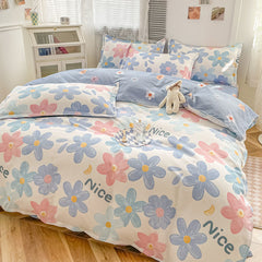 Bedclothes Bedding Set Duvet Cover Comforter Sets Bed Sheet Set Bedsheets Set with Pillow...220x240 Double Bed Spread Euro Linen