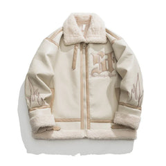 Heating Fur Leather Jacket