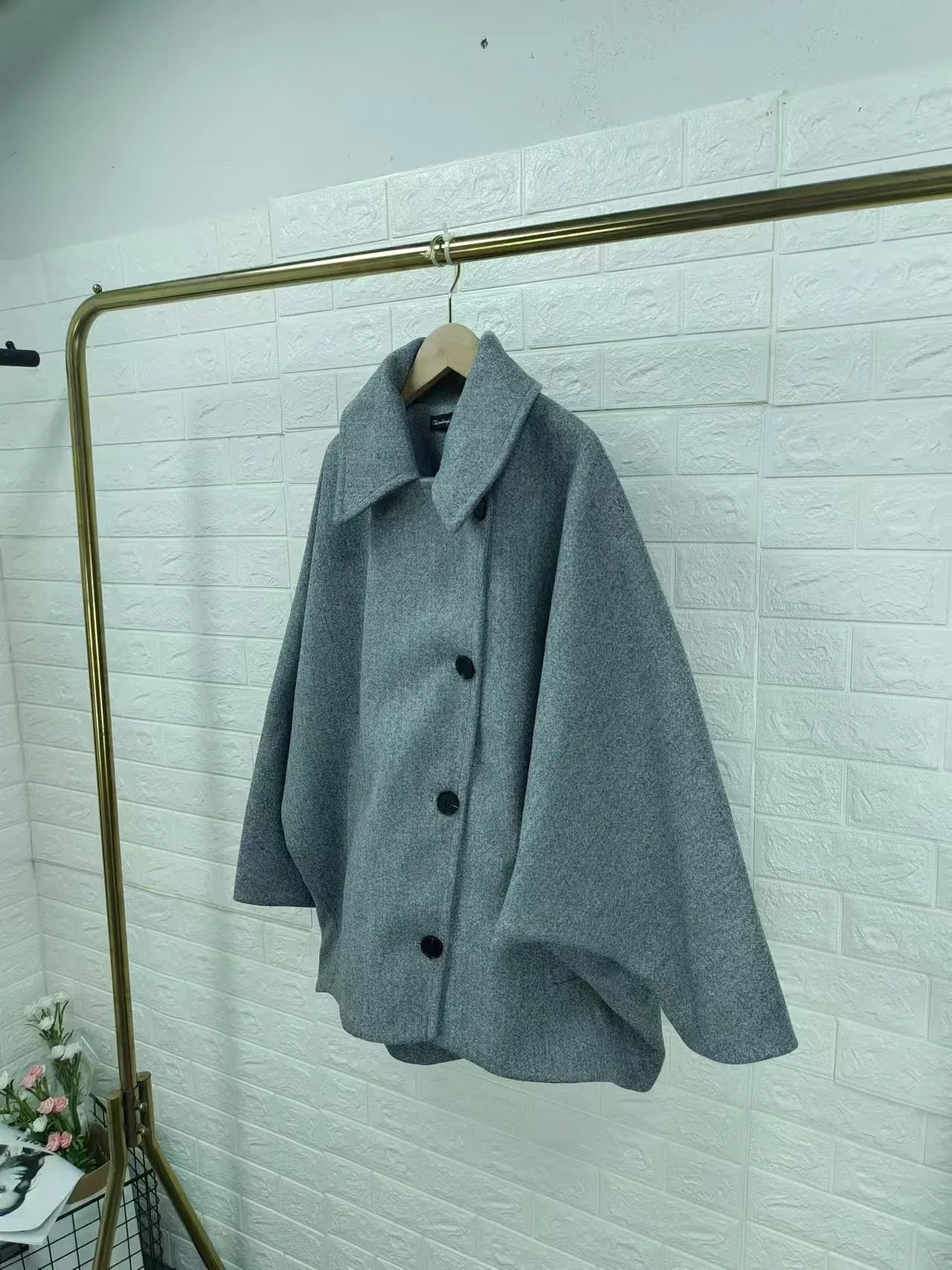 Long Blended Polo Coat