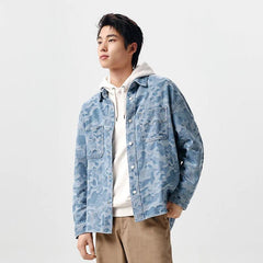 Retro Washed Nostalgic Shirt Jacket