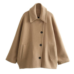 Long Blended Polo Coat