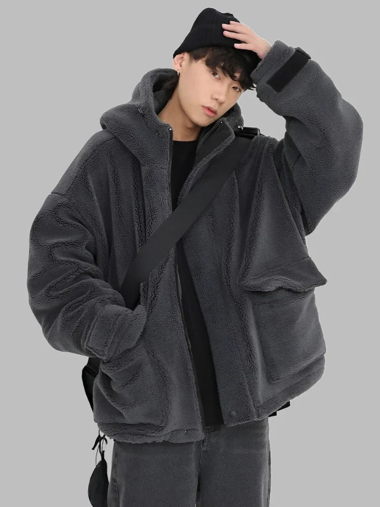 Casual Faux Lamb Fur Oversized Coat