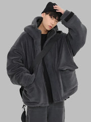 Casual Faux Lamb Fur Oversized Coat