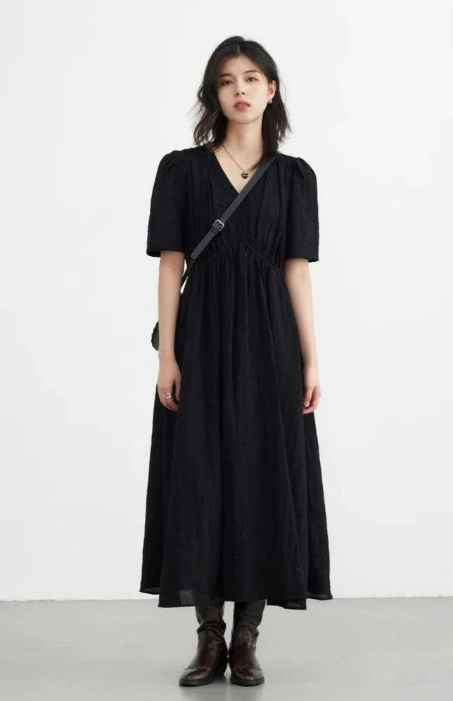 Vintage French Style Women's Dress