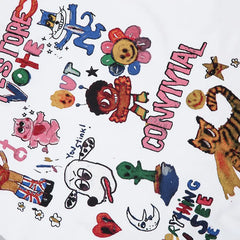 Y2K Cartoon Graphic Printed T-Shirt