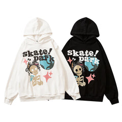Skate Park Skeleton Hoodie