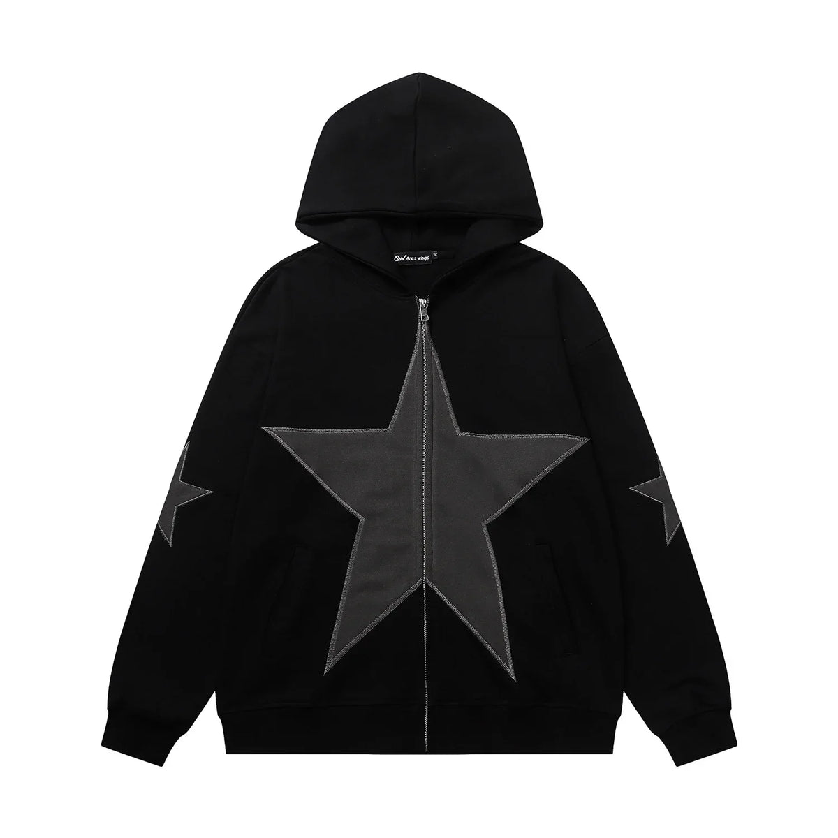 Star Graphic Patch Hoodies
