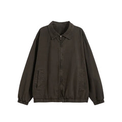 Brushed Twill Cargo Streetwear Jacket