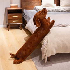 Cushion Lovers Brown Cute British Short-legged Dachshund Dog Pillow Cushion Sofa Decoration New Year Gift Plush doll