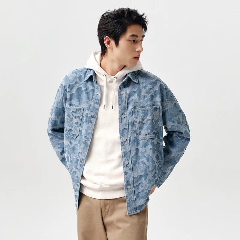 Retro Washed Nostalgic Shirt Jacket