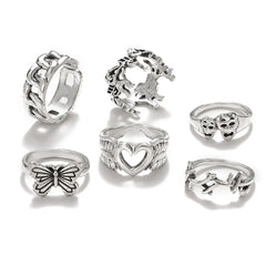 Vintage Soul 5-Piece Rings