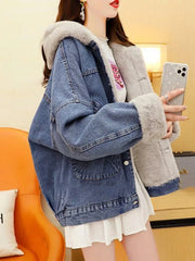 Denim Thick Padded Jacket