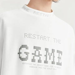 "RESTART THE GAME" Oversized T-Shirt