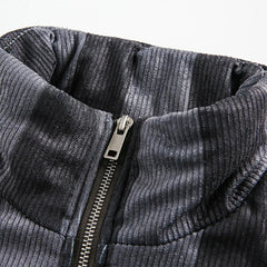 Retro Stripe Puffer Jacket