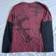 Y2K Cyber Goth Loose Top