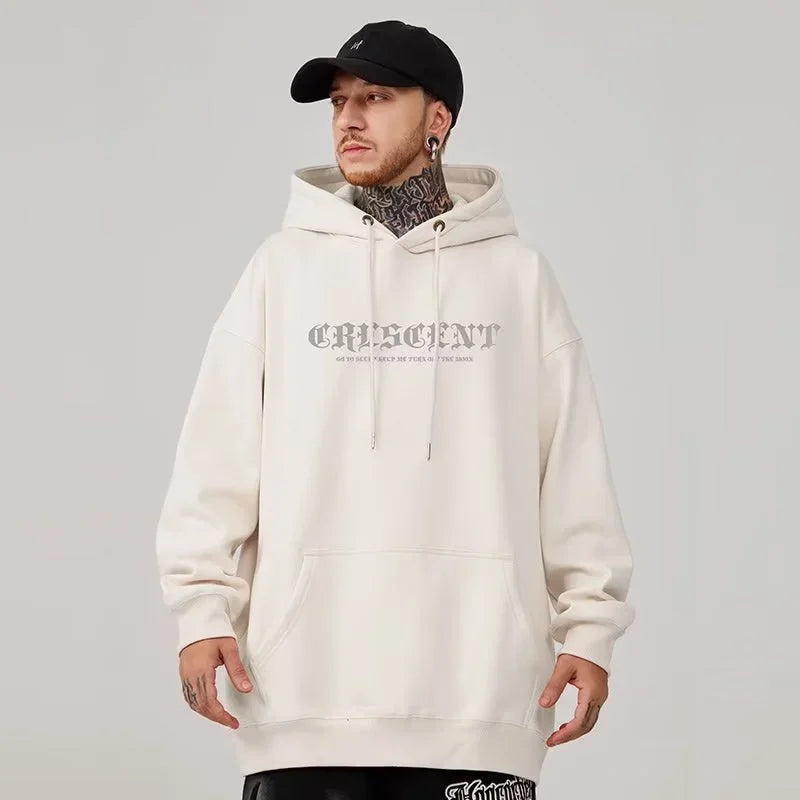 Y2K Crescent Moon Gothic Hoodie