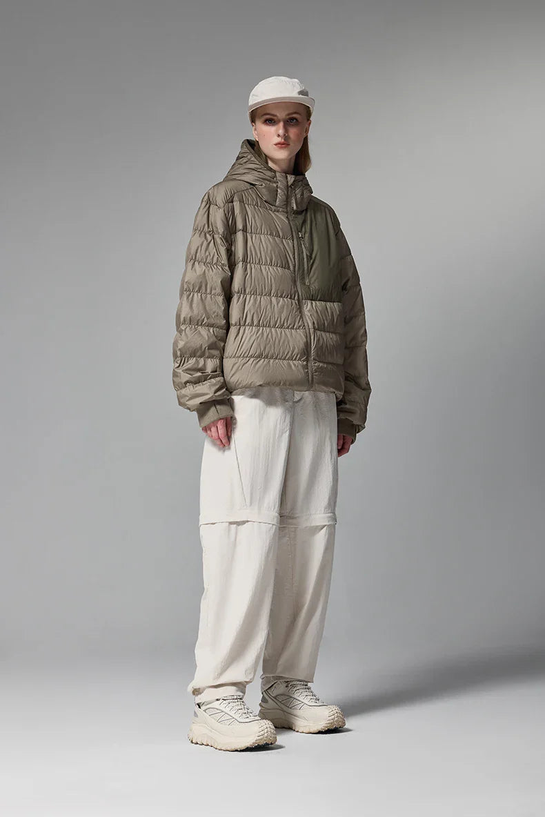 Lightweight Hooded Down Packable Jacket
