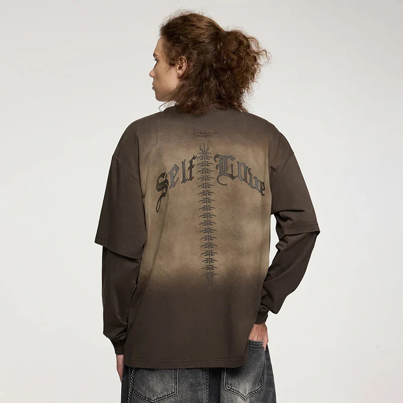 Backbone Loose Sleeve Sweater