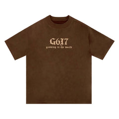 Vintage Washed Suede T Shirt