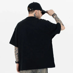 NUMBERS Print Gothic T-Shirt