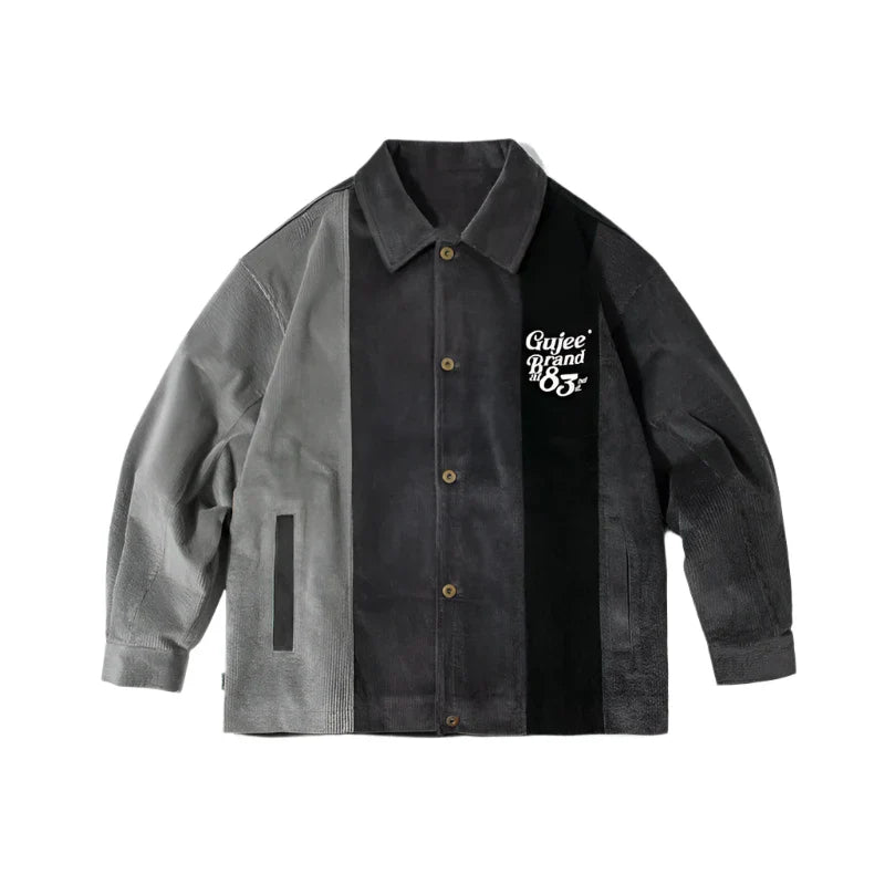 Vintage Vibes Patchwork Varsity Jacket