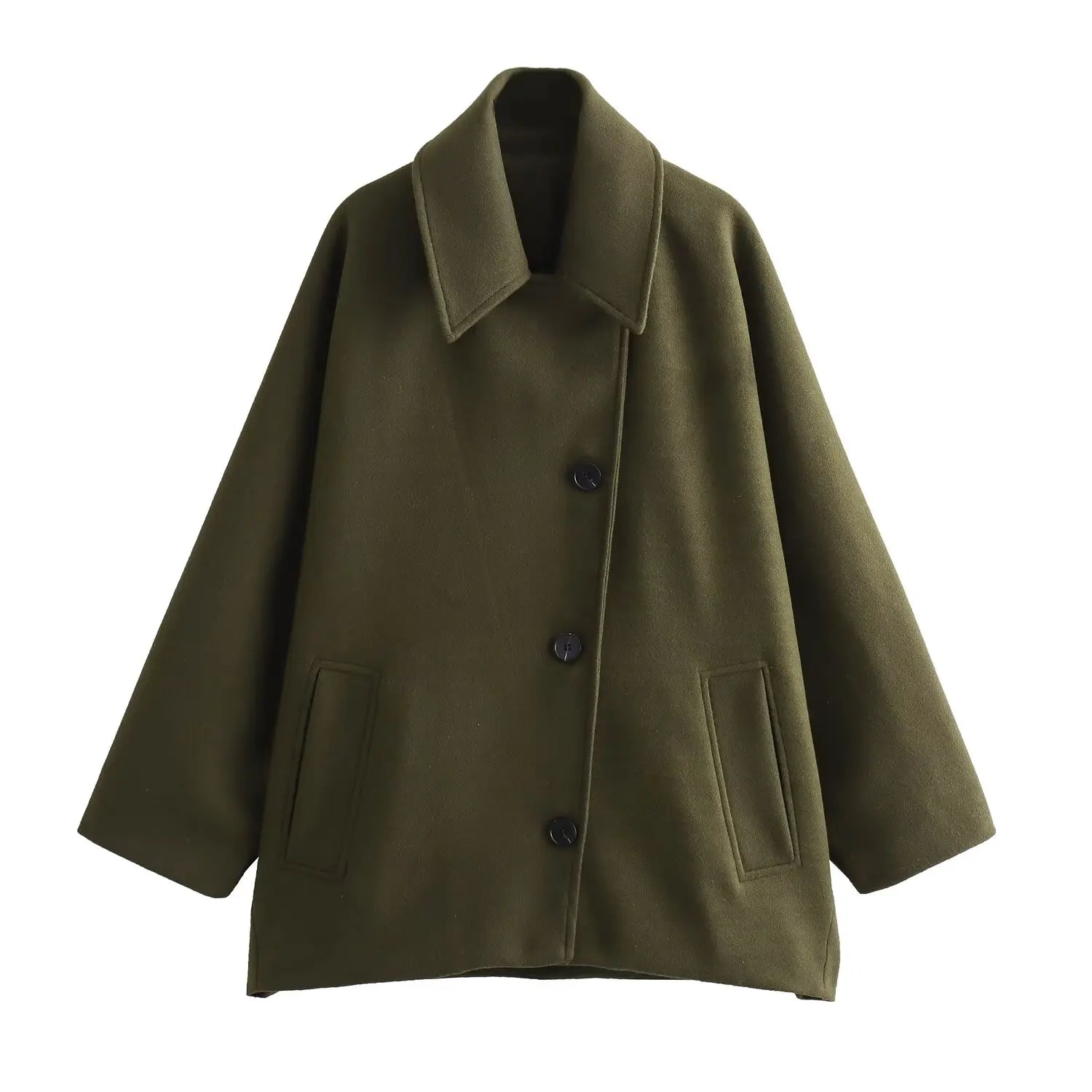 Long Blended Polo Coat
