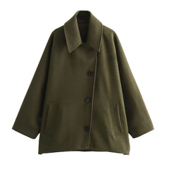 Long Blended Polo Coat