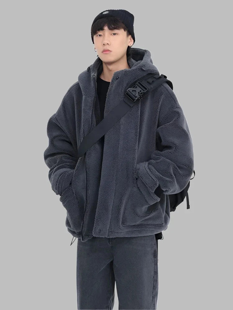 Casual Faux Lamb Fur Oversized Coat