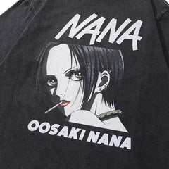 Vintage Black Oosaki Nana Graphic T-Shirt