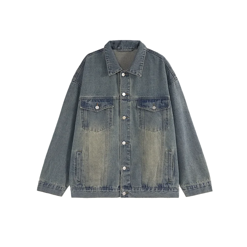 Retro Washed Denim American Jacket