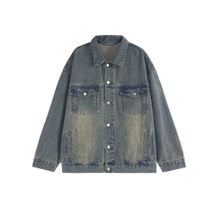 Retro Washed Denim American Jacket