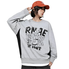 Floral Smiley Sweatshirt