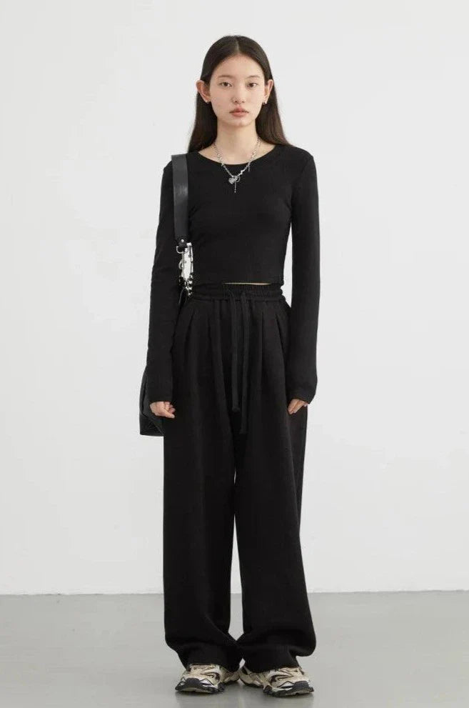 Solid Loose Sports Women's Pant