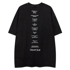 Casual Butterfly Printed Loose T-Shirt