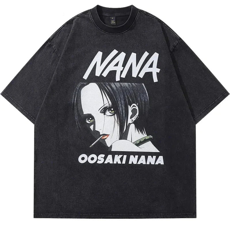 Vintage Black Oosaki Nana Graphic T-Shirt