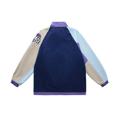 Patchwork Varsity Racing Jacket