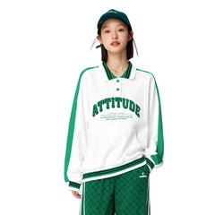 Casual Letter Women's POLO T-Shirt