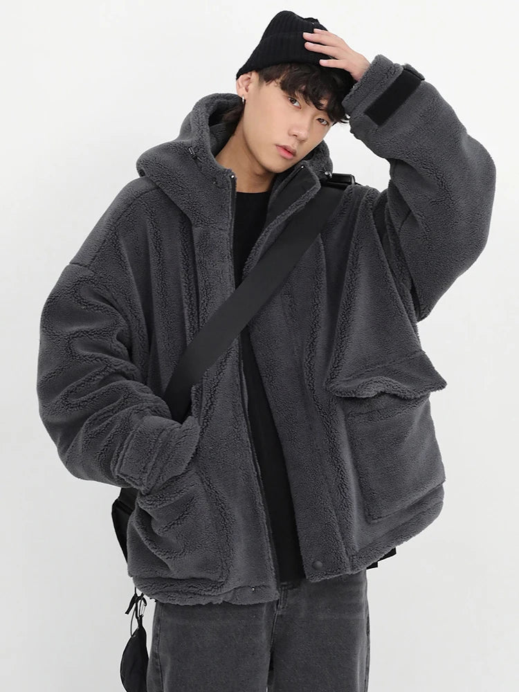 Casual Faux Lamb Fur Oversized Coat