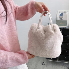Soft Faux Rabbit Women's Bag