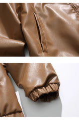 Motorcycle Varsity Leather Jacket