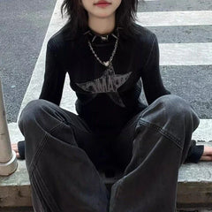 Y2k Star Fairycore Harajuku Streetwear T-shirt