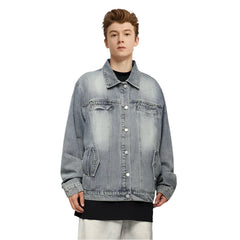 Vintage Denim Washed Oversized Jacket