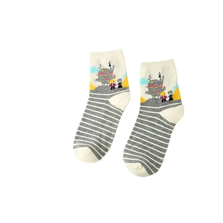 Anime Cartoon Cass Socks