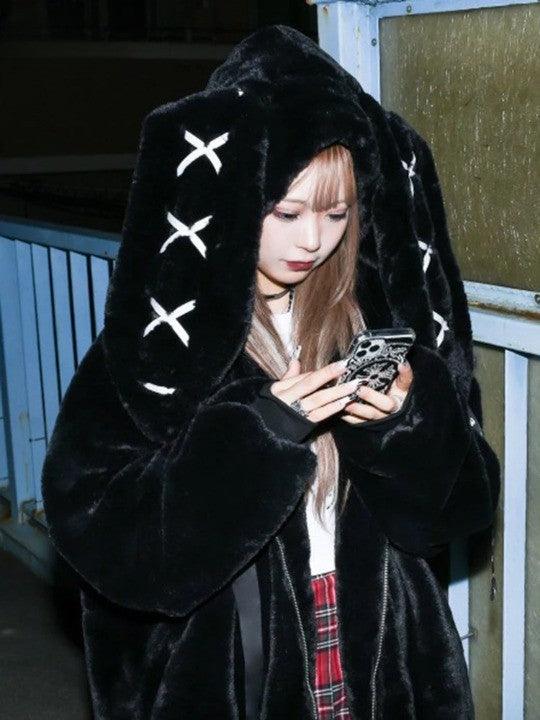 Faux Fur Women's Oversized Coat