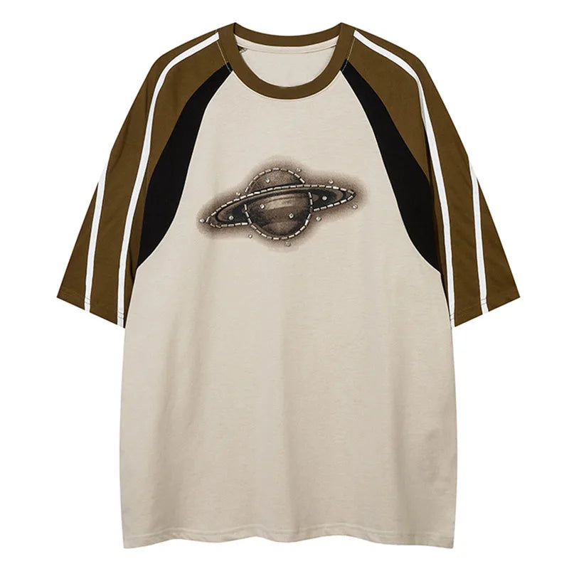 Vintage Printed Galaxy T-Shirt