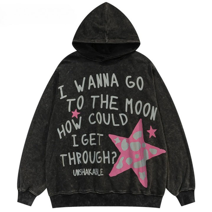I wanna go to the Moon Hoodie