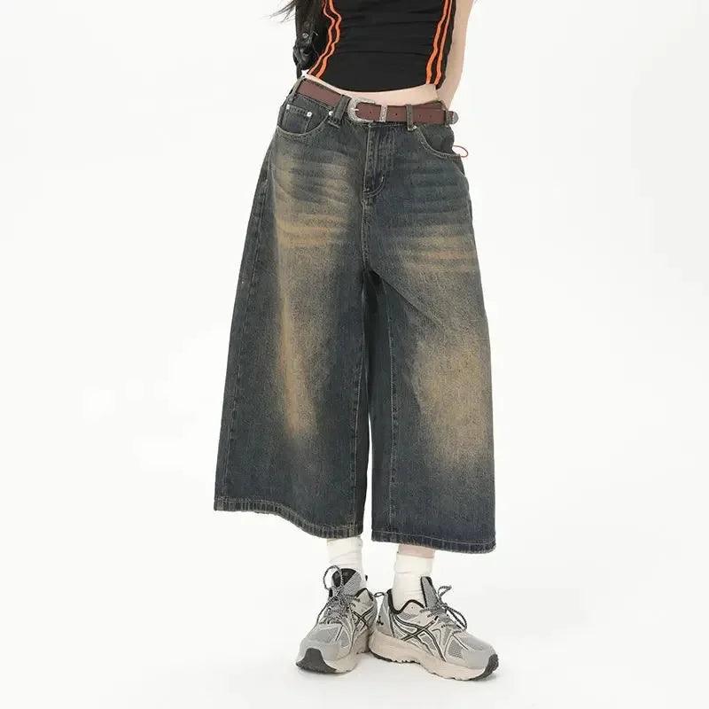 Y2K Vintage Wide Leg Women's Jorts