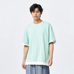 Casual Loose Two Piece Knitted T-Shirt